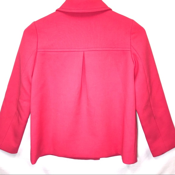 Milly Minis Jackets & Coats Milly Minis Hot Pink Pea Coat Jacket